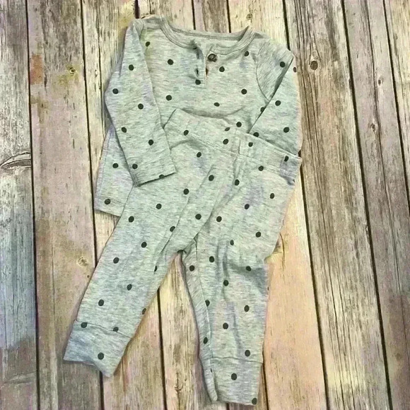 Carter's Other - Carter’s Just One You Tan Polkadot Matching Set